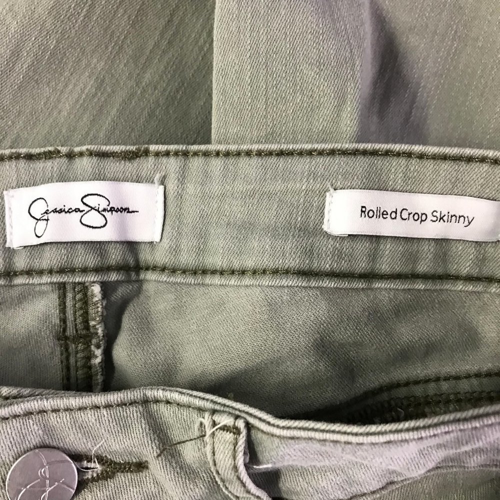 Jessica Simpson rolled crop skinny jeans size 27 - Picture 5 of 7